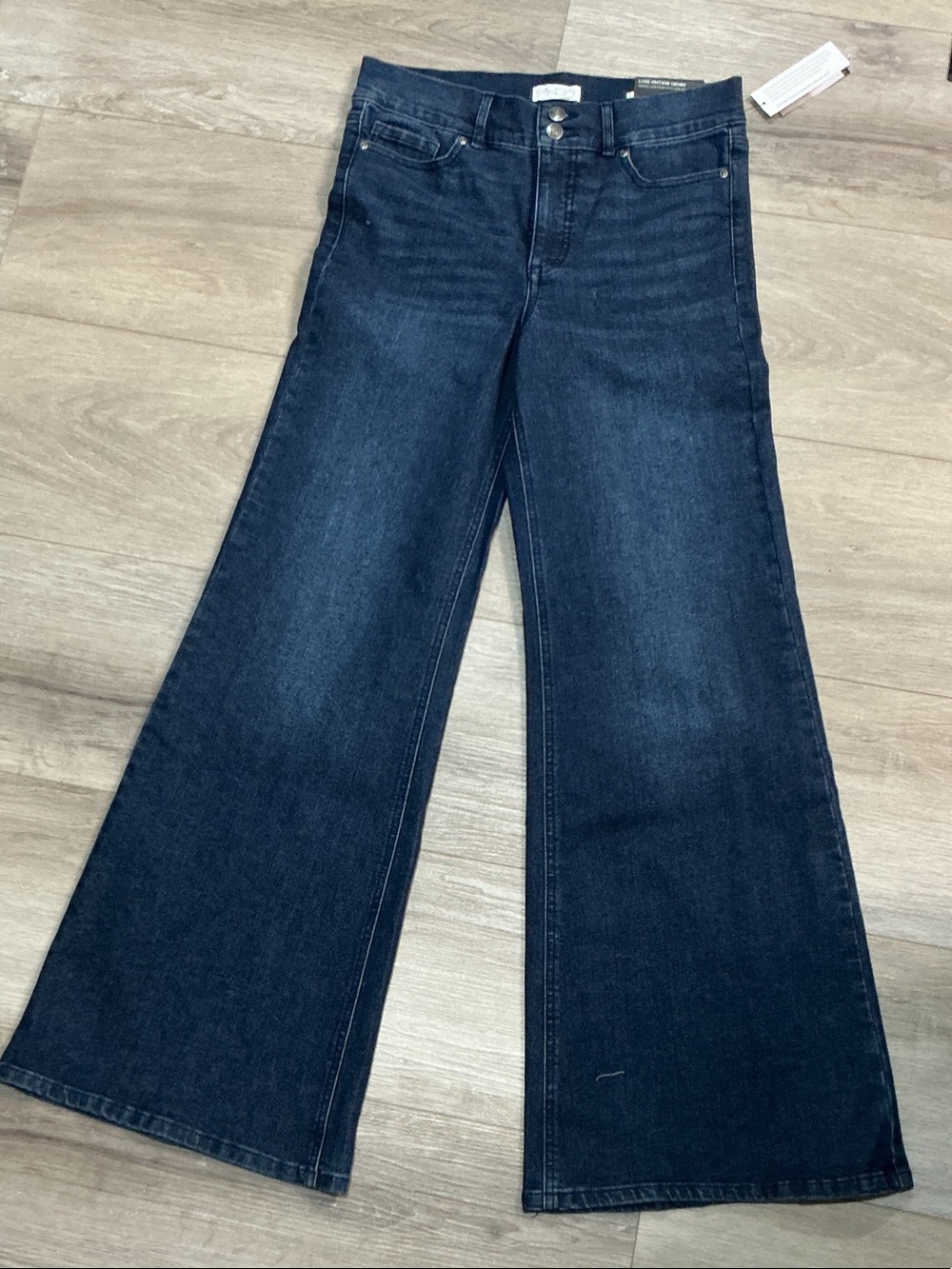 sofia by sofia vergara Dark Blue Wide-Leg Jeans